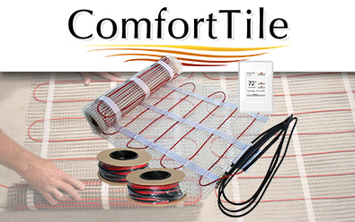 ComfortTile mat, spools and thermostat