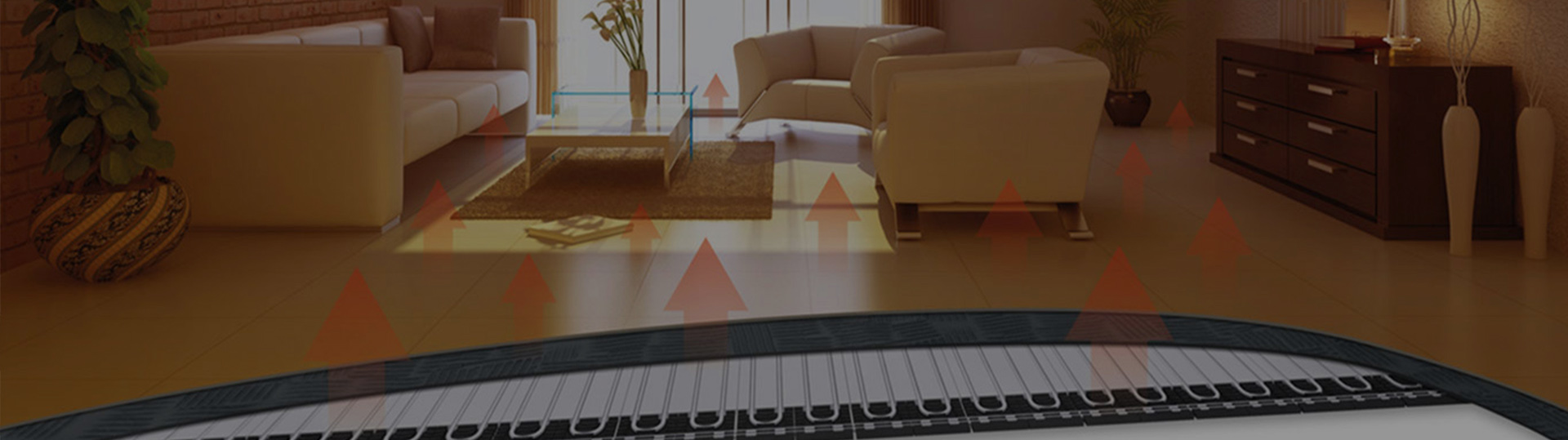 Radiant floor heating solutions banner for Buffalo, NY.